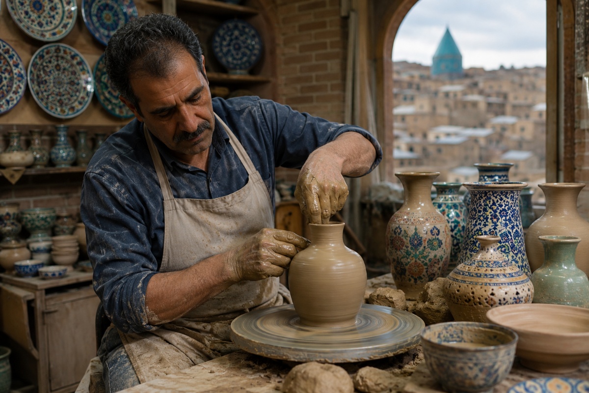 سفالگری لالجین، چرا قطب سفال ایران محسوب میشود؟ سفالگری لالجین، چرا قطب سفال ایران محسوب میشود؟